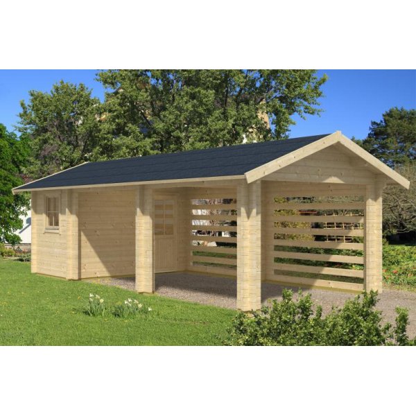 Tool - Carport STOCKHOLM, 800x340 27,2m2 - balik 70 mm tjock!