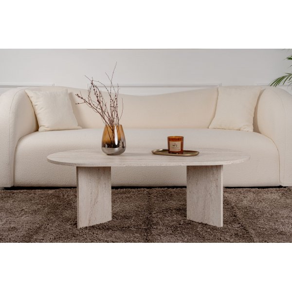 Soffbord Sable Travertin - 119 x 60 cm