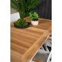 Dotorp Matgrupp (160x90) - Vit/Natur - 4 Stolar
