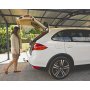 Canopia Arcadia Dubbel Carport i Metall 3,6 x 13 - Gr