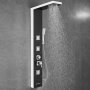 Duschpanel svartvitt rostfritt st�l - Stella