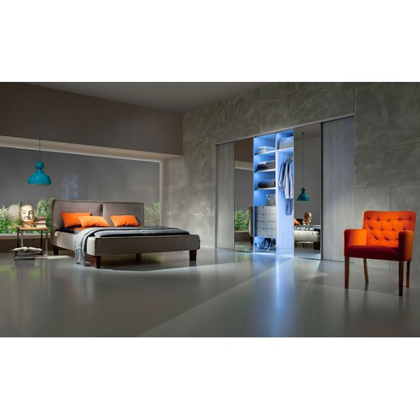 Venedig skjutdörr till garderob - 4 dörrar - Panel/spegel (flera färgval) Venedig skjutdörr till garderob - 4 dörrar - Panel/spegel (flera färgval)