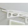 Canopia Bordeaux Entrtak 1,4 x 2,2 - Vit/opalglas