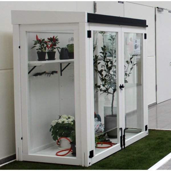 Modular Garden Vxthus 1.8m - Vitlackerad