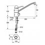 FM Mattsson Kksblandare 9000 Krom - 9101-0000