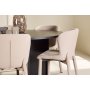 Matbord Strada med 6 st Astoria stolar - Beige/svart