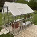 Kundbild V�xthus Crystal Gardeney 4,4 m� - Aluminium & Polykarbonat: Sv�rtolkad beskrivning. Trevligt...