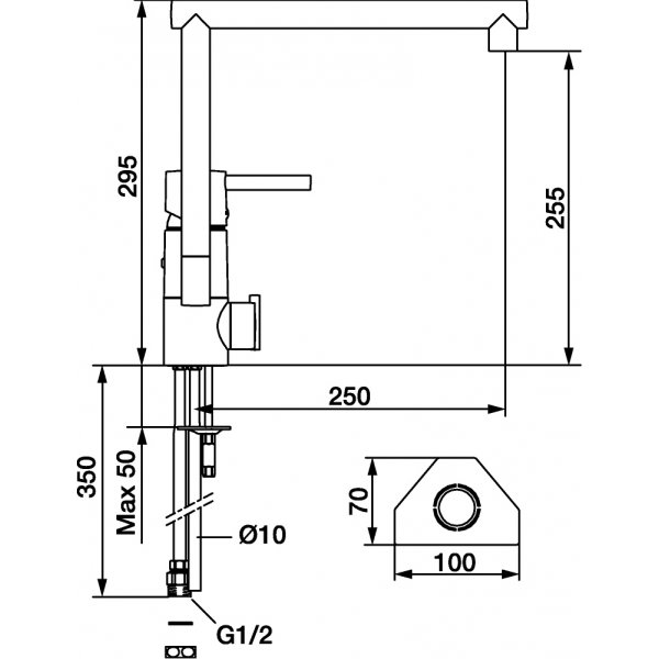 FM Mattsson K�ksblandare Garda III Krom - 9621-0000