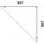 Modular Garden Hjrne-pergola 4,2 m med planke - Hvidlakeret