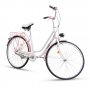 Damcykel Classic 26\\\" - Vit & rosa