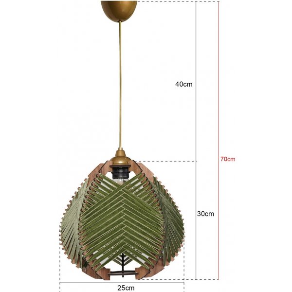 Folio taklampa - Gr�n