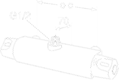 Gustavsberg Nautic 160 c-c, anslutning upp Gustavsberg Nautic 160 c-c, anslutning upp