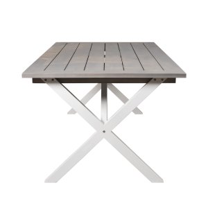 Utebord 220x100 cm Vit/gr�