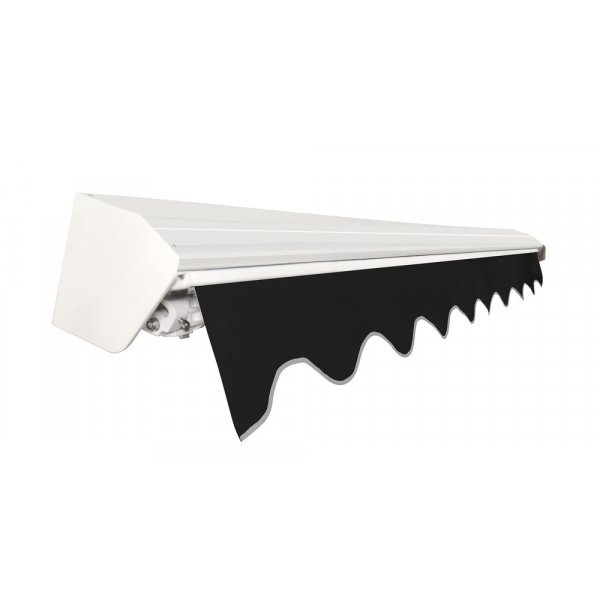 Terrassmarkis med motor - 3 x 2,5 m - Svart Terrassmarkis med motor - 3 x 2,5 m - Svart