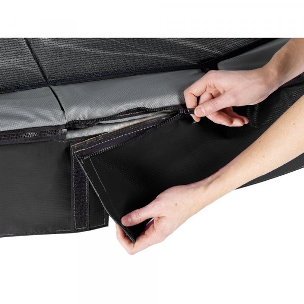 Studsmatta Elegant Premium - Rektangul�r 214x366 cm + S�kerhetsn�t Deluxe