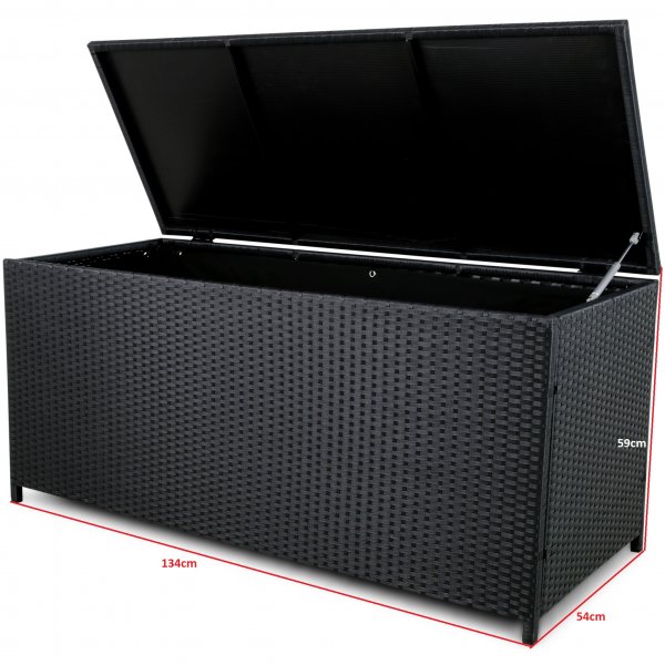 Alma tyynylaatikko musta synteettinen rottinki Alma tyynylaatikko musta synteettinen rottinki