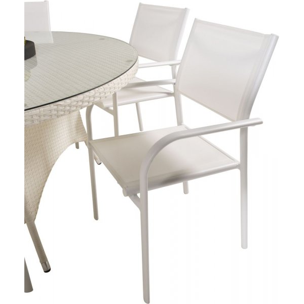 Frubol Matgrupp (�150) - Vit - 6 Stolar