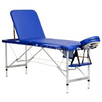 Massagebänk med metallben - 3 zoner - Enfärgad Massagebänk med metallben - 3 zoner - Enfärgad