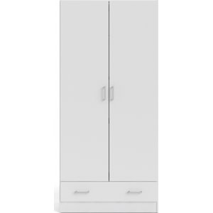 Space garderob vit 80 cm bred med 170,5 cm h�g