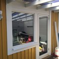 Fönsterdörren motsvarade helt klart mina förväntningar. Lätt att montera. Det märks att det är rejäla grejer. Supernöjd! Fönsterdörr - Helglasad 3-glas - Trä - U-värde: 1,1