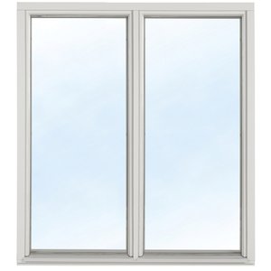 Fast fönster med bågpost - Trä - 3-glas U-värde 1,1