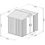 Skur | Ola Cykelskur - 5,1 m