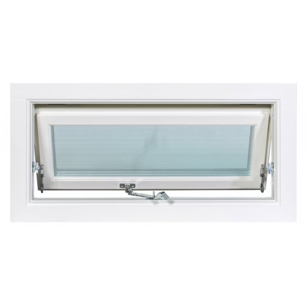 3-glas överkantshängt träfönster - 1-luft + Karmhylsor 3-glas överkantshängt träfönster - 1-luft + Karmhylsor