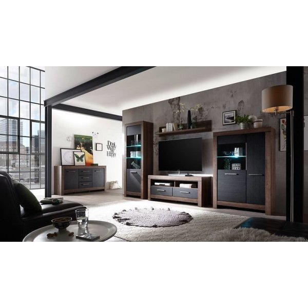 Carrie v�gghylla 140 cm - Brun ek